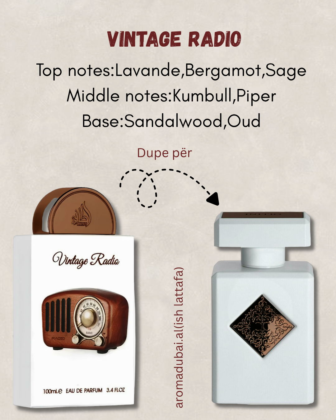 Vintage Radio 100 ml – Aroma Dubai (Ish Lattafa.al)