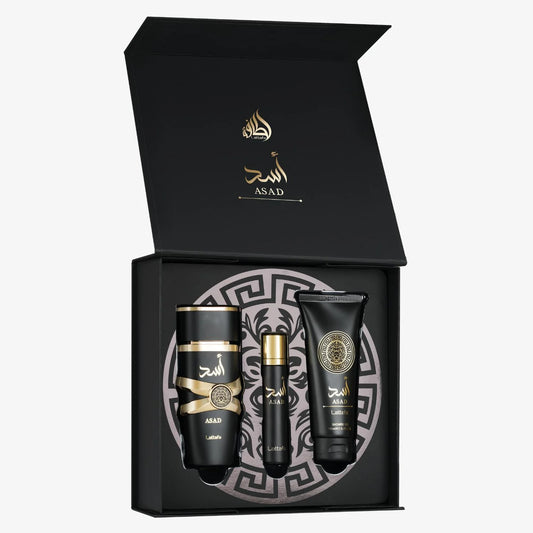 Gift Set – Asad 100 ml + 12 ml + Shower Gel